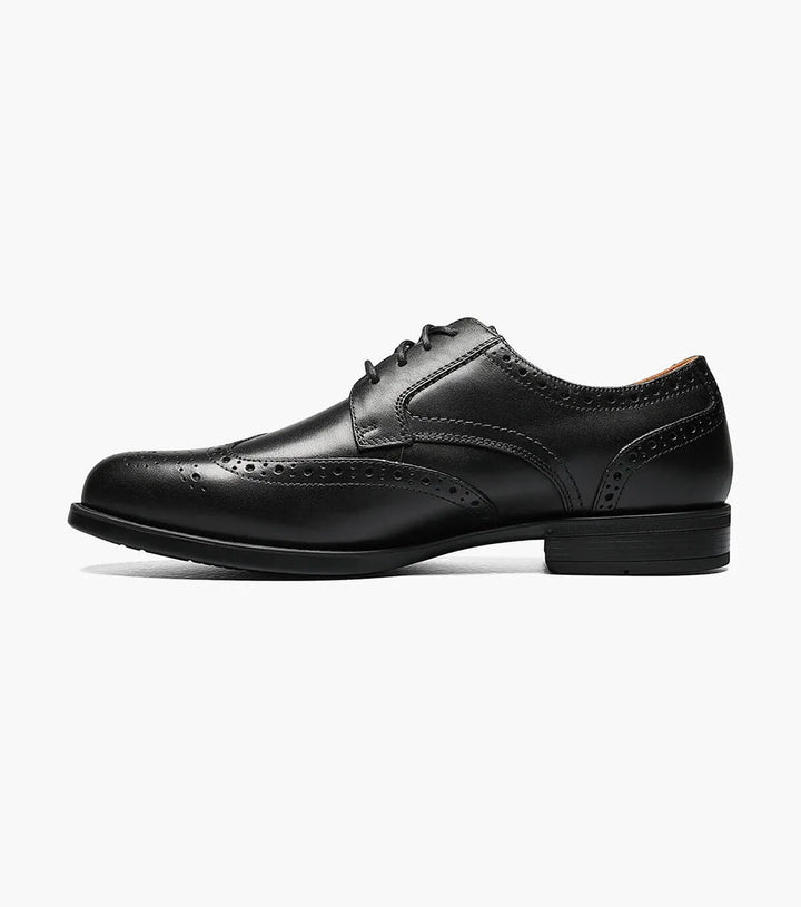 Florsheim Men`s Midtown WingTip Oxford-Black