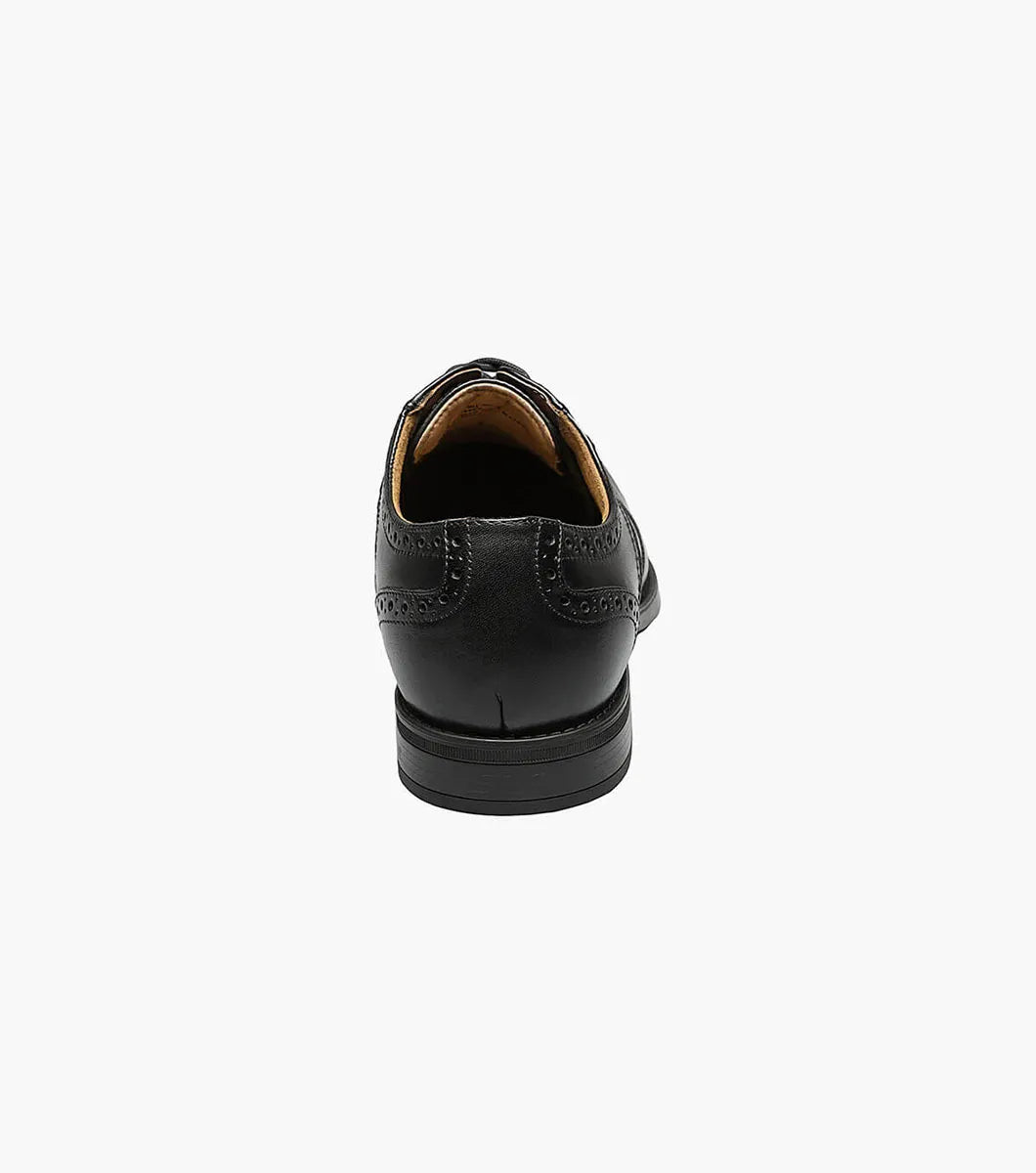 Florsheim Men`s Midtown WingTip Oxford-Black