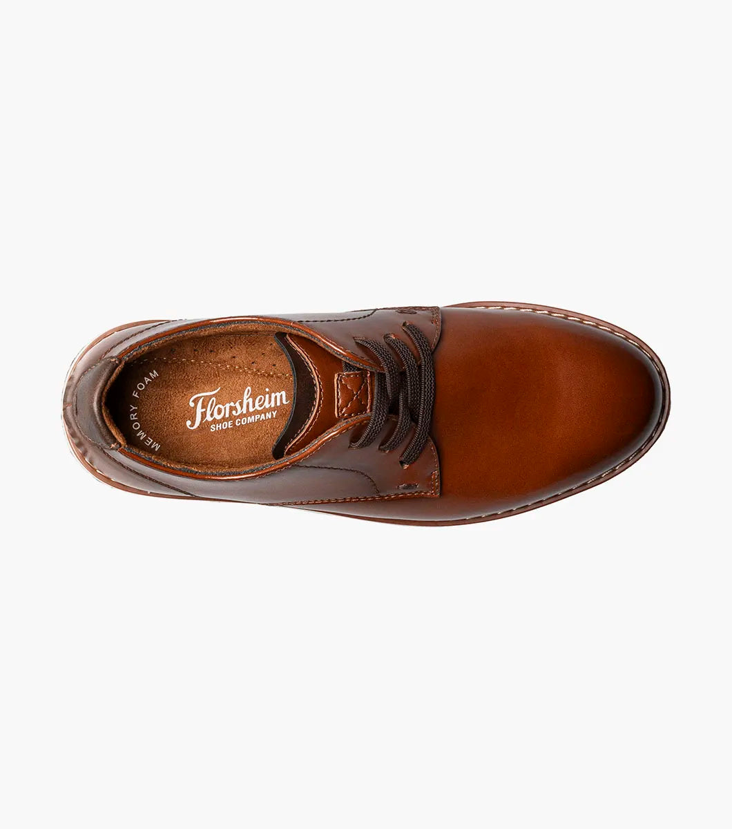Florsheim "Vibe Jr" Boys Plain Toe Oxford