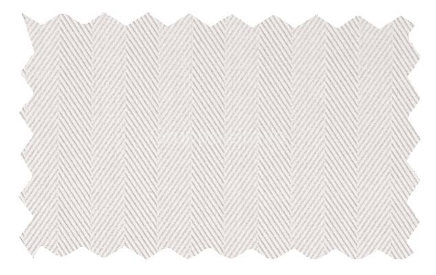 Mantoni Modern Fit Wrinkle Free Herringbone White Dress Shirt-White Herrinbone