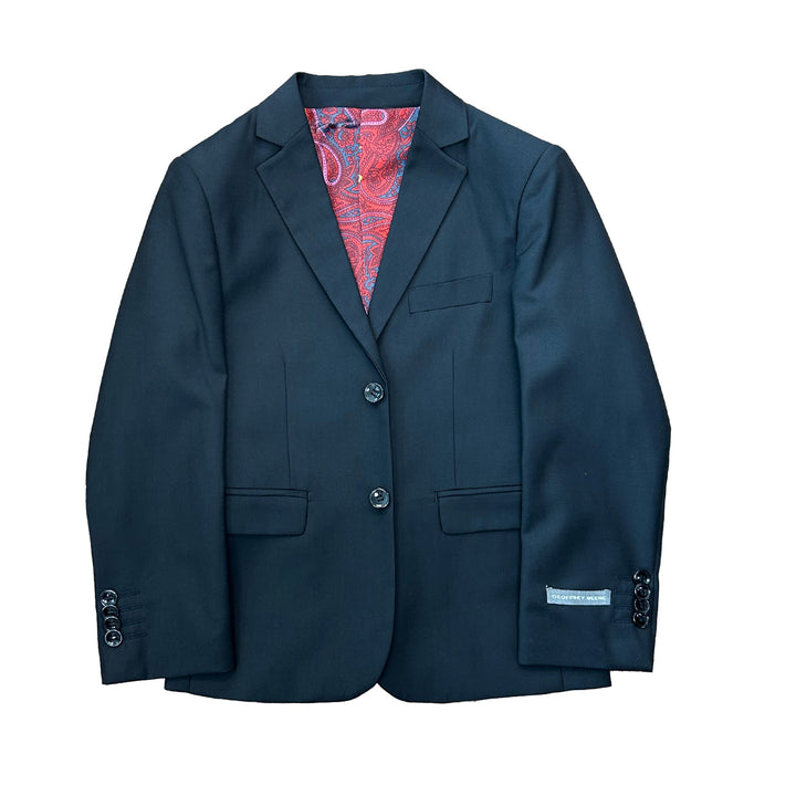 Geoffrey Beane Boys 5 Piece Vested Suit - Black