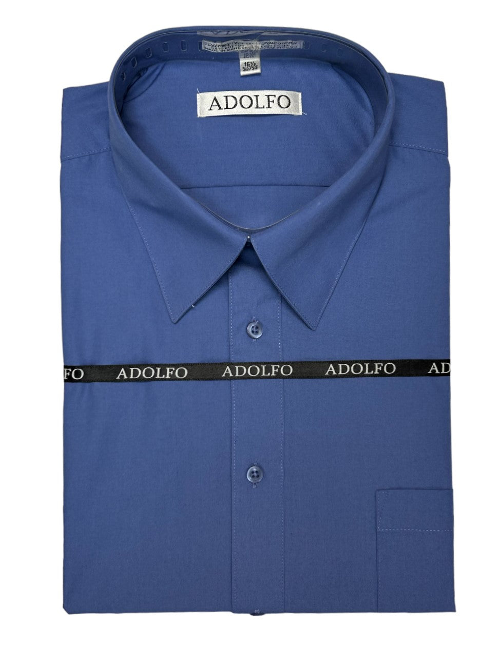 ADOLFO REGULAR FIT DRESS SHIRT-French Blue