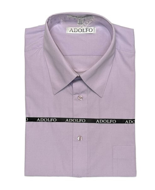 ADOLFO REGULAR FIT DRESS SHIRT - Lavender