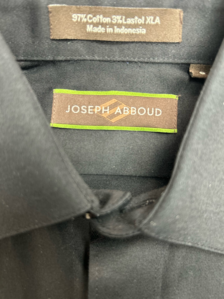 Joseph Abboud Black Boys Dress Shirt Clearance-Black