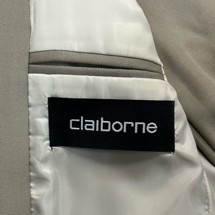 CLAIBORNE BOYS SUITS S/B SOLID-TAN