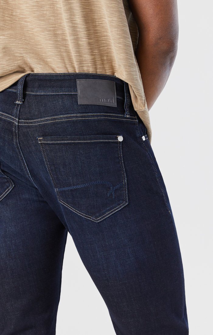 Mavi "Jake" Slim Leg Jeans - Rinse Brushed Feather