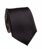 Men`s Bocara Slim  Width Fancy Design Silk Tie-Black