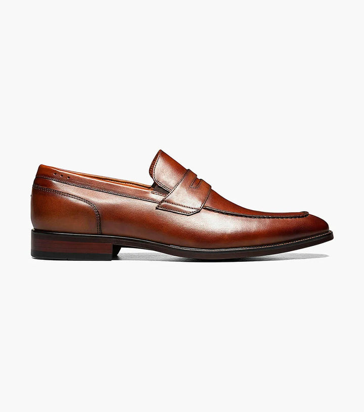 Florsheim Sorrento Moc Toe Penny Loafer-Cognac