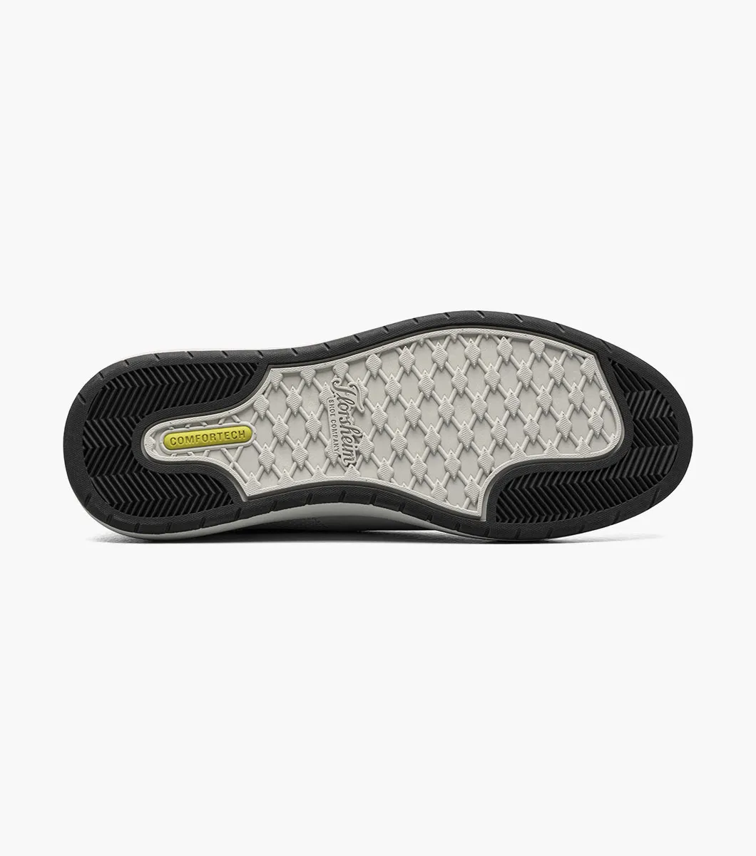 Florsheim HEIST Lace To Toe Sneaker-White - New York Man Suits