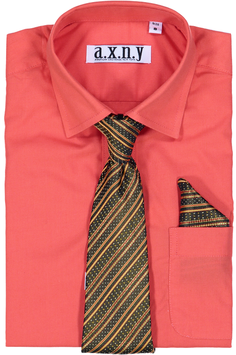 Boys Shirt and Tie Combo | American Exchange - Men's Tie NYC New York Man Suits Boys Shirt and Tie Combo | American Exchange - Men's Tie NYC New York Man Suits