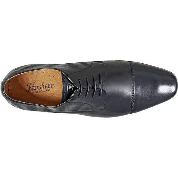 Florsheim Postino Cap Toe Ox Oxford Dress Shoes - Mens-Black - New York Man Suits