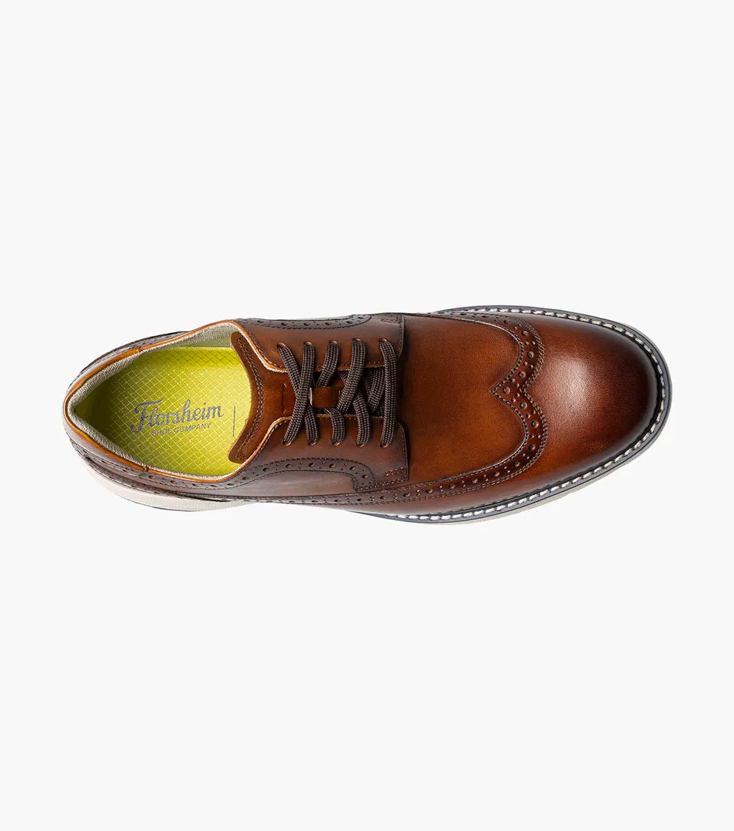 Florsheim Norwalk Plain Toe Oxford Shoe - Cognac