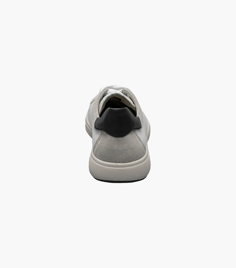 Florsheim HEIST Lace To Toe Sneaker-White - New York Man Suits