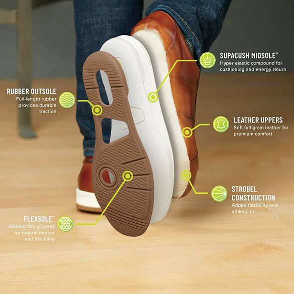 Floresheim Mens Black Crossover Sneaker Shoes - New York Man Suits