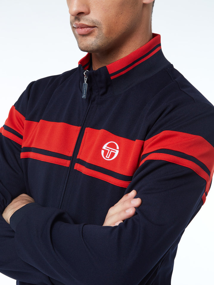 Sergio Tachini Tennis Young Line Track Jacket and Pants White-Navy - New York Man Suits