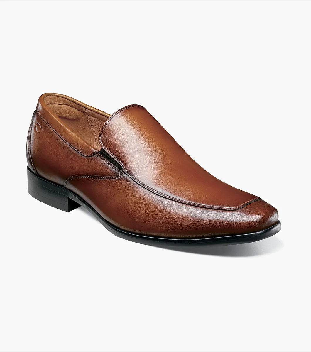 Florsheim Men`s Postino Moc Toe Venetian Slip On-Cognac