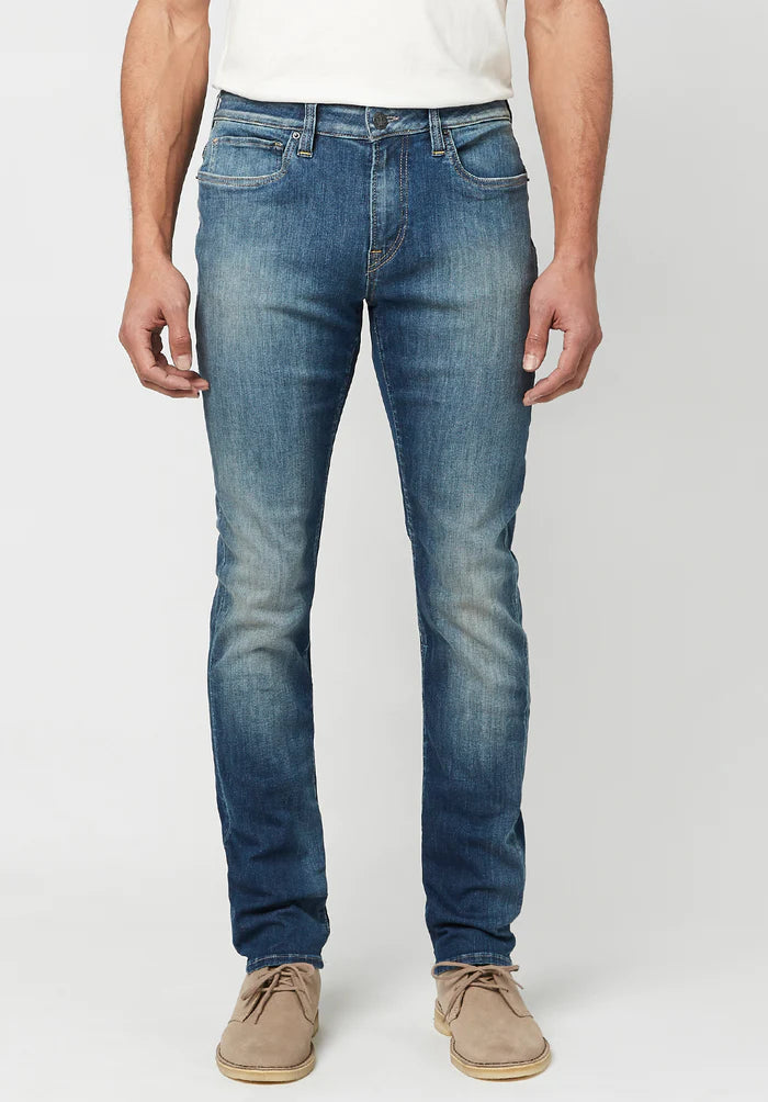 Buffalo David Bitton Men`s SLIM ASH Contrasted Thermoregulated SLIM ASH Jeans - BM22735-INDIGO