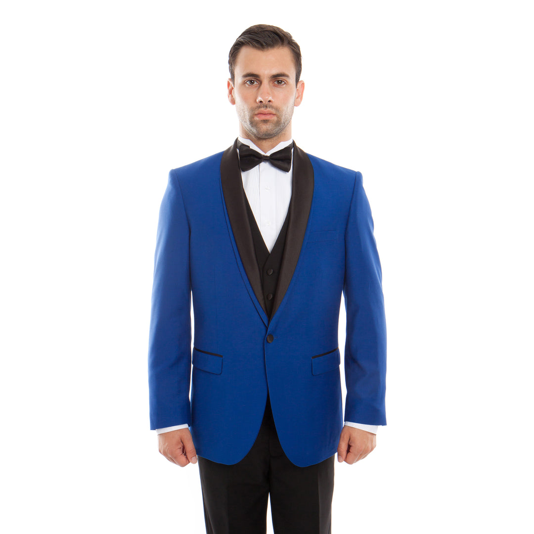 Shawl Collar Tuxedo Solid Slim Fit Prom Tuxedos For Men - New York Man Suits