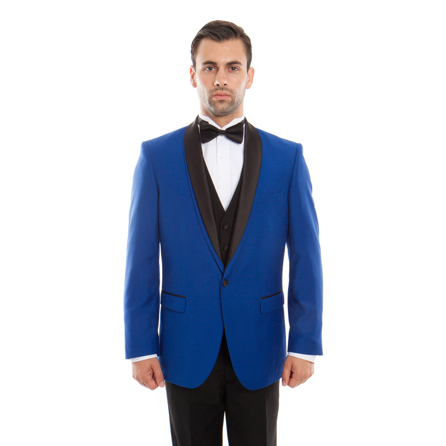Shawl Collar Tuxedo Solid Slim Fit Prom Tuxedos For Men - New York Man Suits