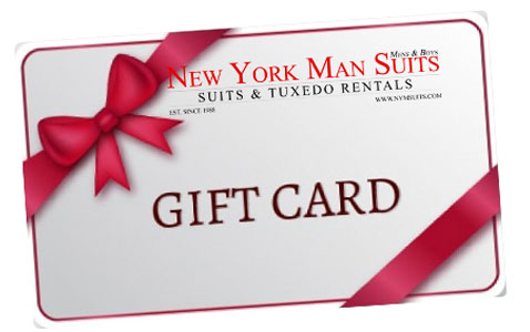 New York Man Suits - Gift Cards - New York Man Suits