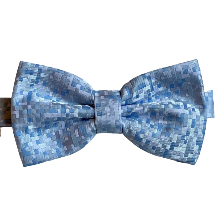 Adolfo Fancy Zig Zag Design Bow Tie Hanky & Cufflink Box Set - ABS59146 - New York Man Suits