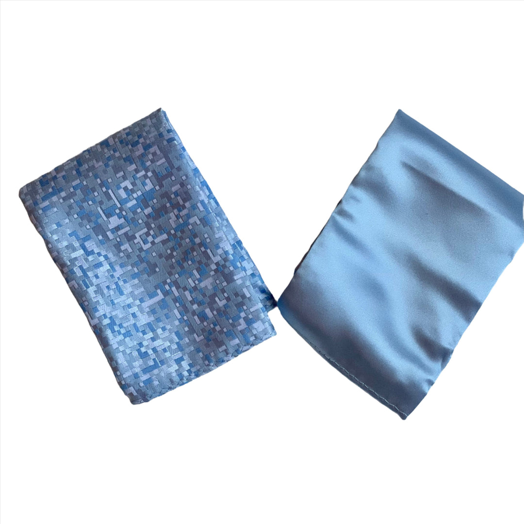 Adolfo Fancy Zig Zag Design Bow Tie Hanky & Cufflink Box Set - ABS59146 - New York Man Suits