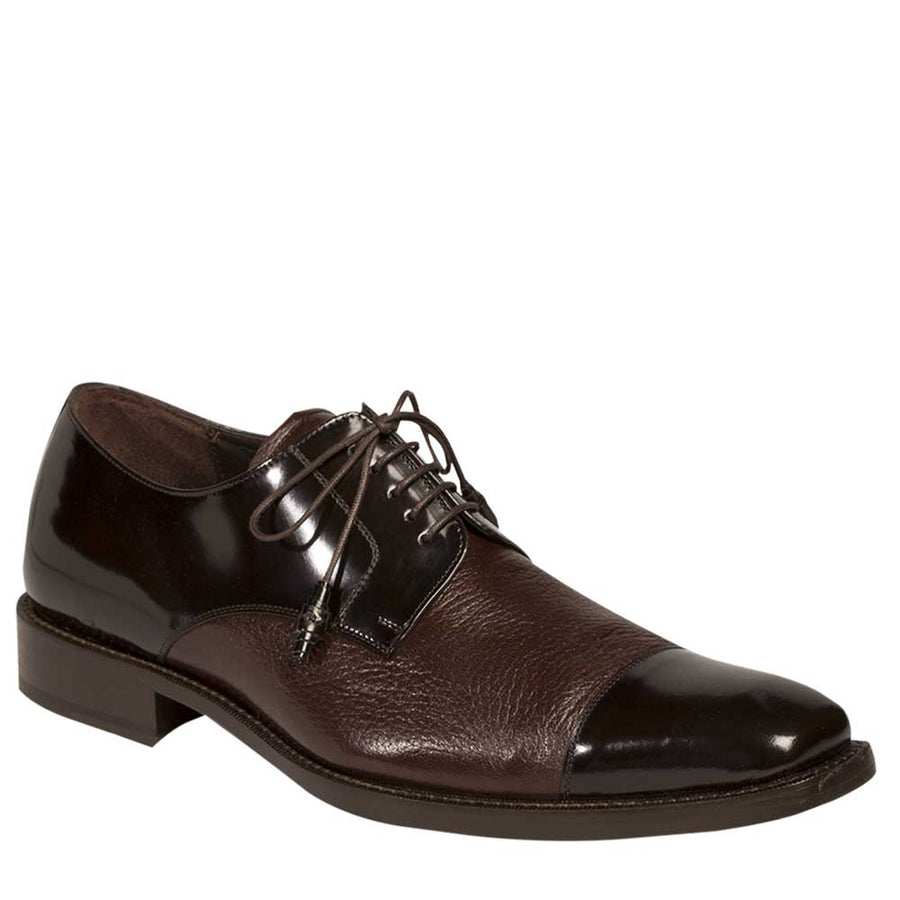 Soka By Mezlan Men's Shoes Brown Classic Cap Toe Dress Lace-Up - New York Man Suits