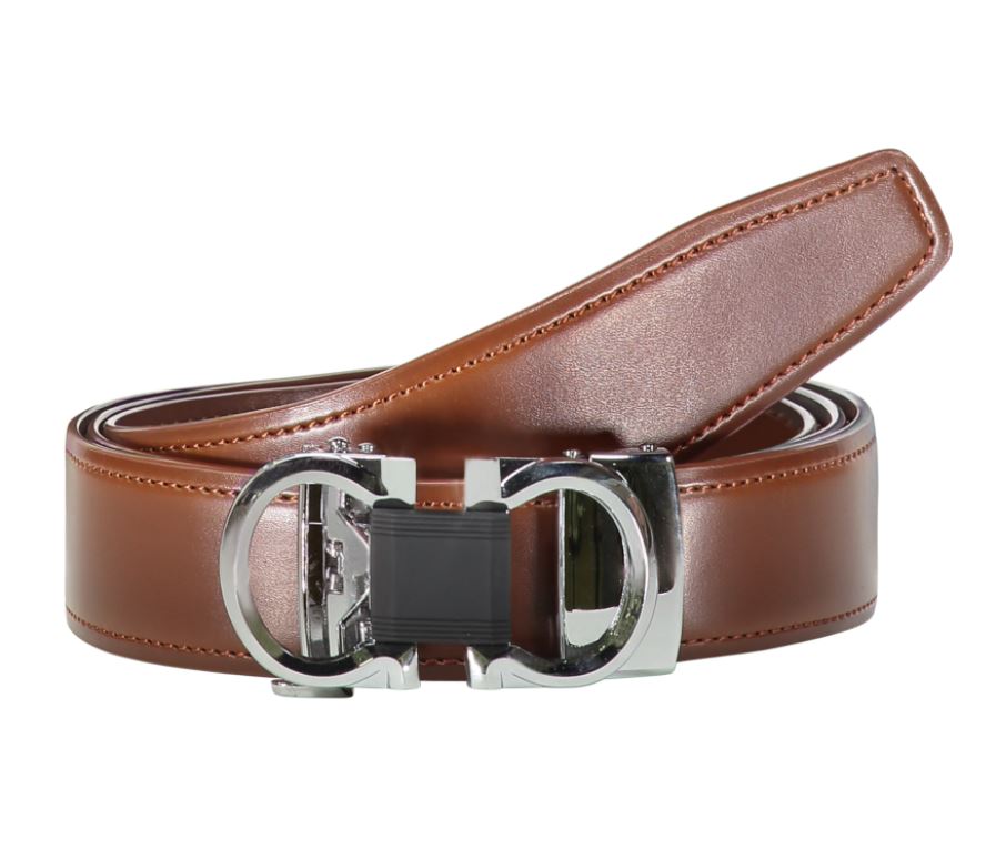 Valentini Fashion Full Grain Leather Track Belts - New York Man Suits