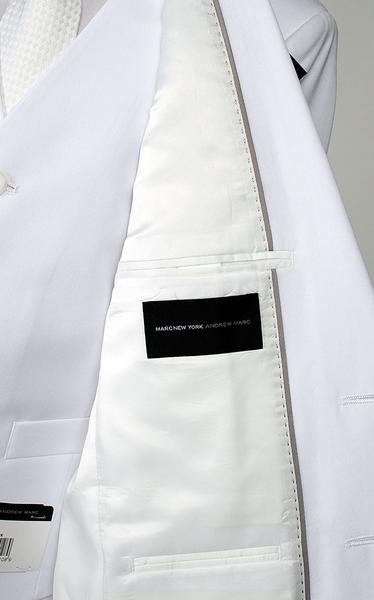 Boys White Communion Suit by Andrew Marc 2 Button White - 2MBWJ000-WHITE - New York Man Suits