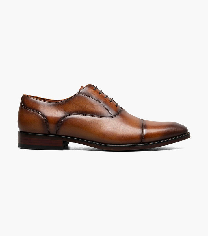 Florsheim Men Sorrento Captoe Shoe-229-Multi Cognac