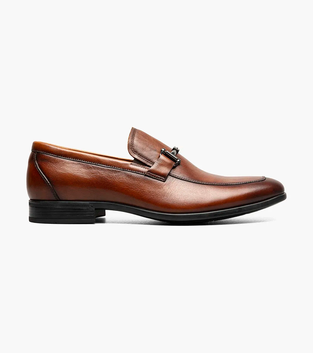 Florsheim Zaffiro Moc Toe Bit Loafer - Cognac - shoes - view 2 | New York Man Suits