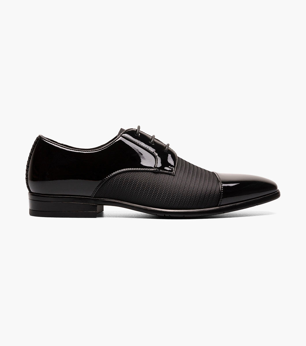 Stacy Adams Pharaoh Black Oxford - side view