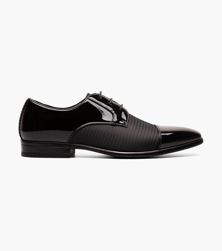 Stacy Adams Pharaoh Black Oxford - side view