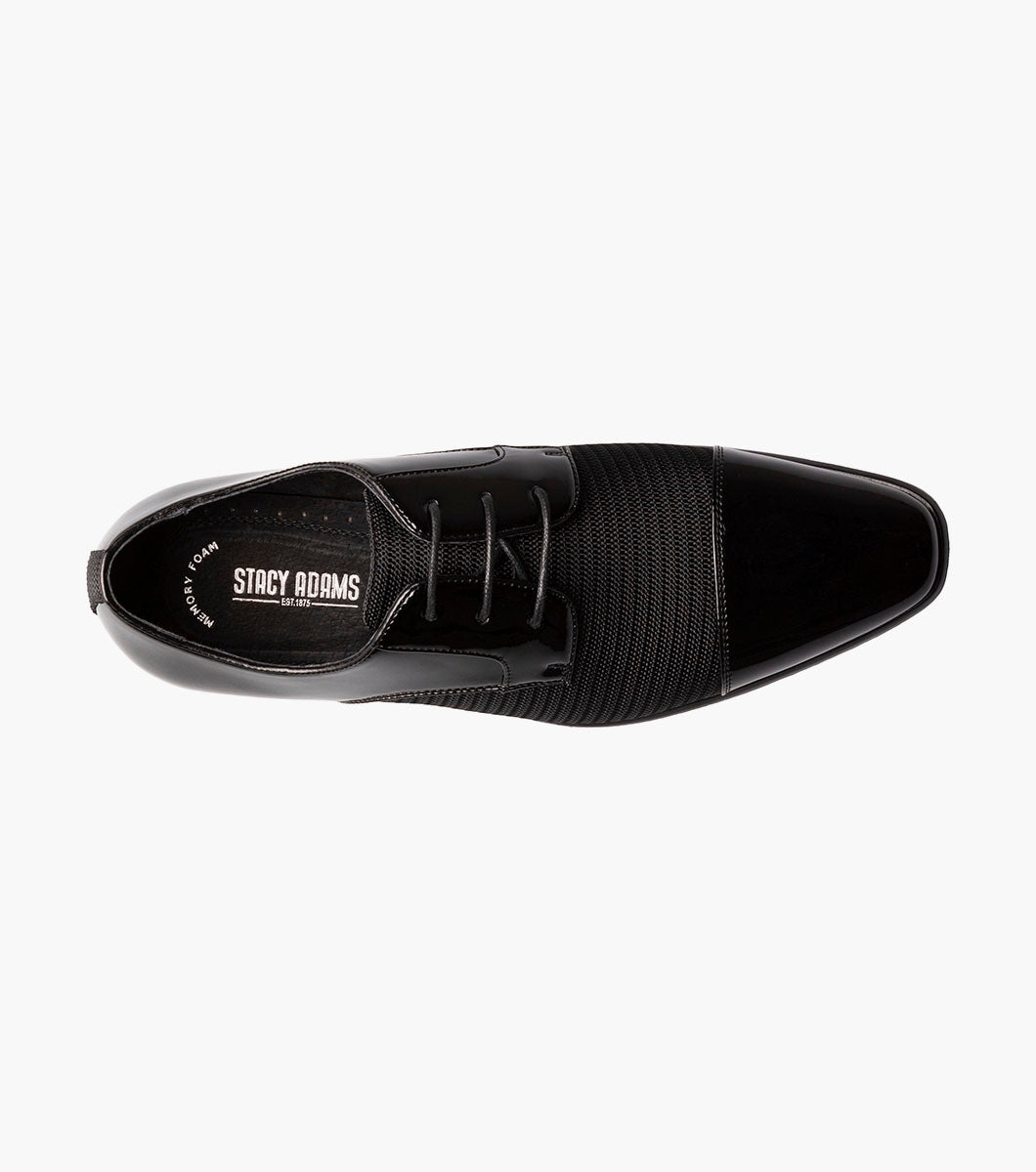 Stacy Adams Pharaoh Black Oxford - back view