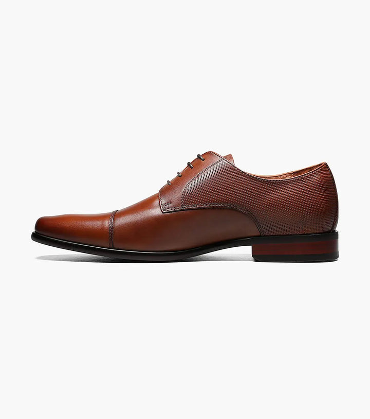 Florsheim "Postino" Cap Toe Oxford Dress Shoe - Cognac