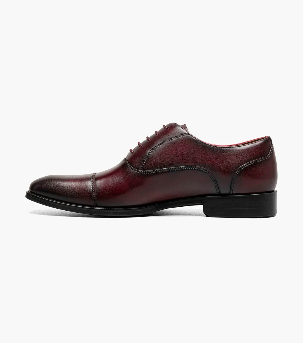 Florsheim Men Sorrento Captoe Shoe-Burgundy