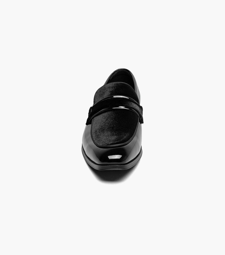Stacy Adams Spratley Black Slip-On - sole view