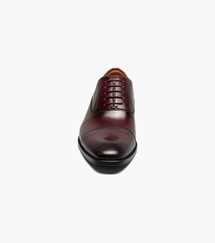 Florsheim Men Sorrento Captoe Shoe-Burgundy