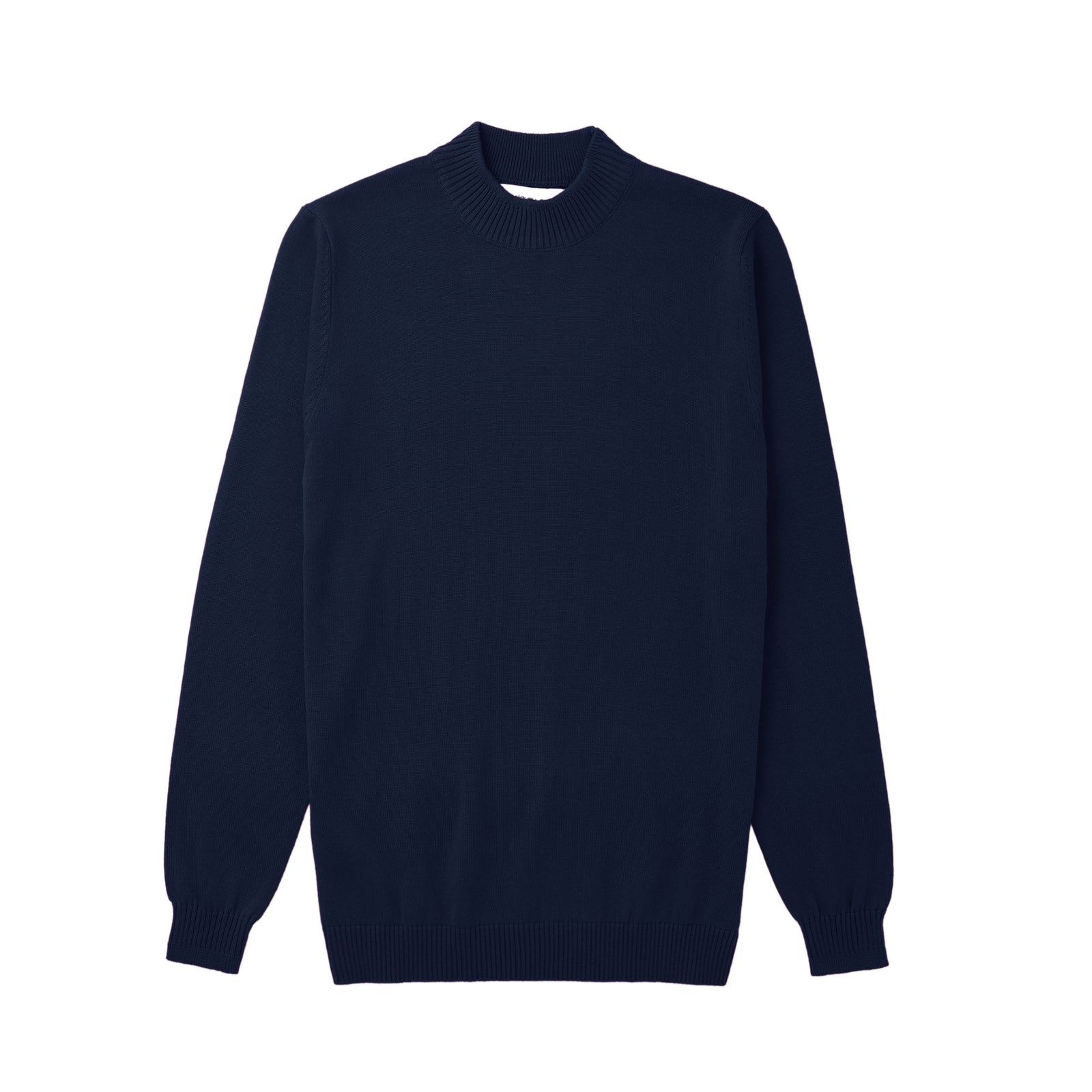 Long Sleeve Mock Neck Sweater by Lorenzo Franco - Cobalt - sweater | New York Man Suits