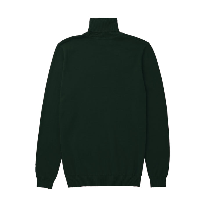 Long Sleeve Turtle Neck Sweater by Lorenzo Franco - Hunter Green