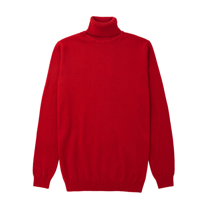 Red Turtleneck Sweater