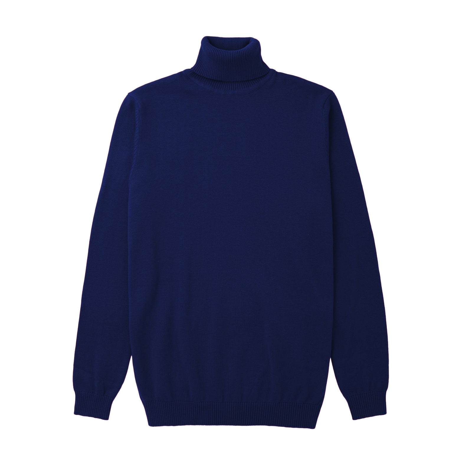 Long Sleeve Turtle Neck Sweater by Lorenzo Franco - Royal Blue - sweater | New York Man Suits