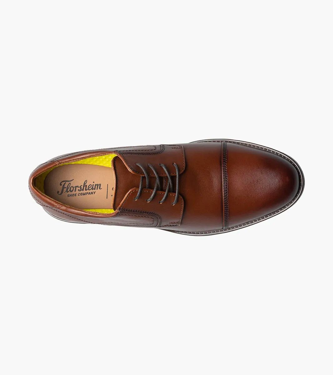 Florsheim Midtown Cap Toe Oxford - Cognac