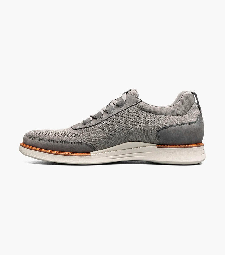 Florsheim "Launch" Knit Elastic Lace Moc Toe Slip On - Gray