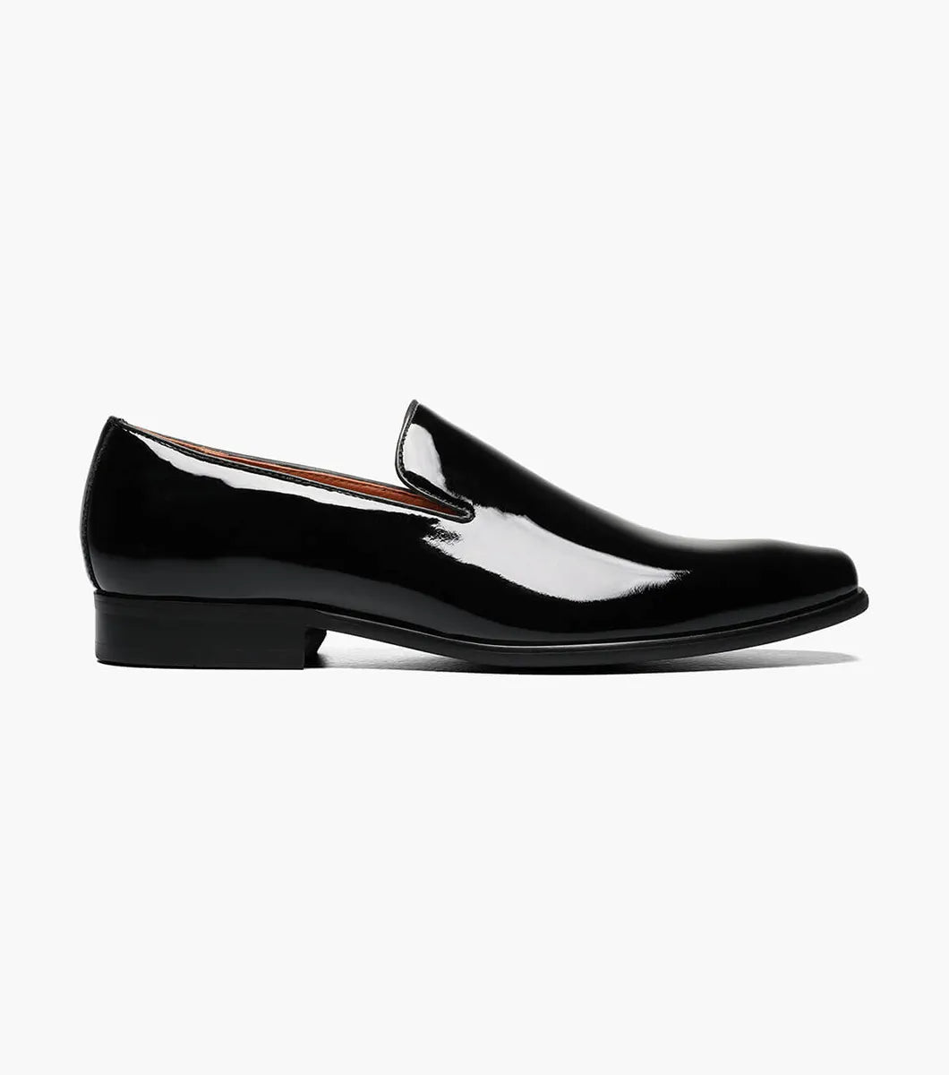 Florsheim Postino Slip-on Patent Leather Shoe - Black - shoes - view 2 | New York Man Suits