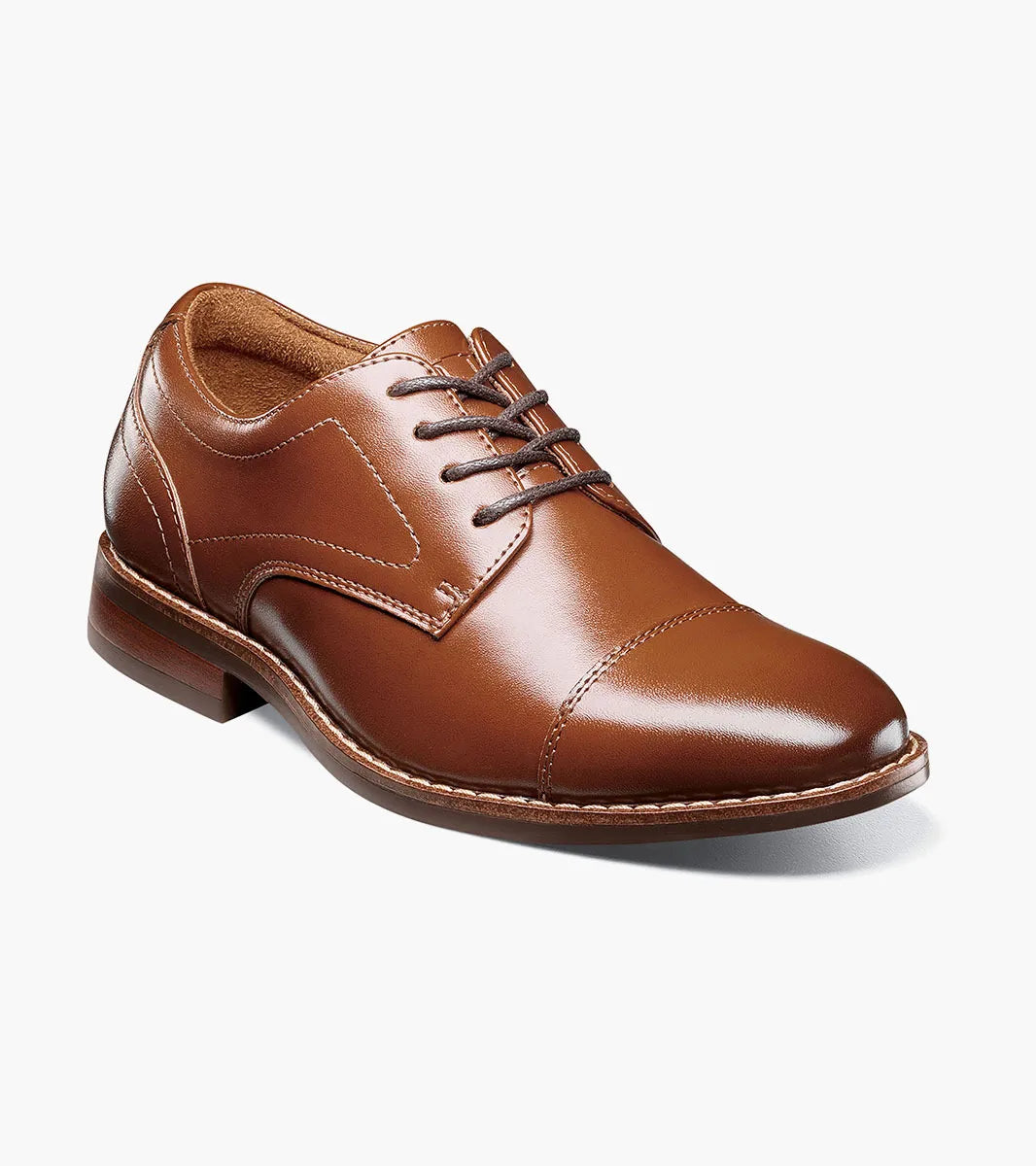 Florsheim "Rucci JR." Boys Cap Toe Oxford Shoe - shoes in Black | New York Man Suits