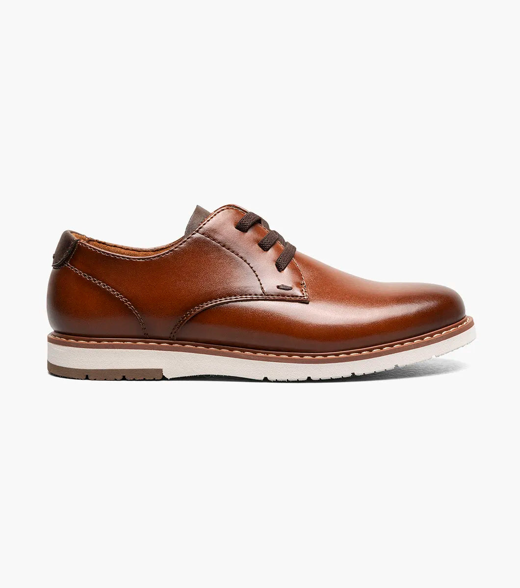 Florsheim "Vibe Jr" Boys Plain Toe Oxford - shoes in Black - view 2 | New York Man Suits