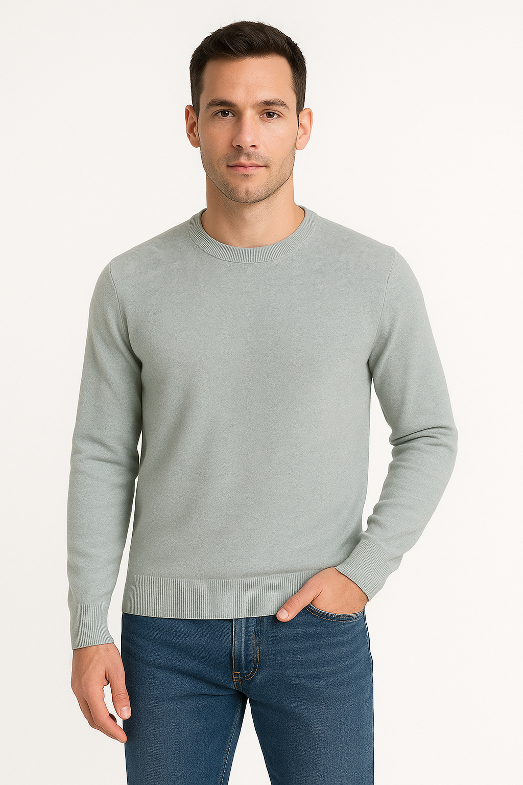 Proper Sport Cotton Silk Crew Neck Sweater
