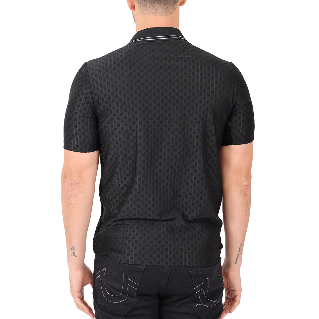 BeSpoke Collection Light Weight Polo Style SHIRT S/S-Black
