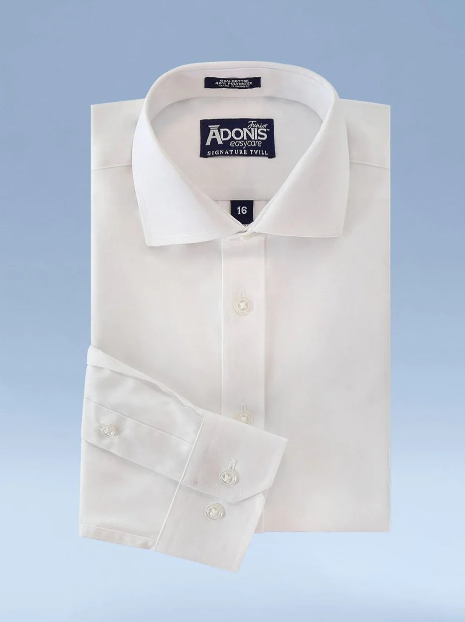 Adonis Boys White Husky Dress Shirts-White - shirt | New York Man Suits